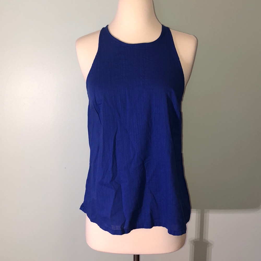 NWOT Women’s XS Royal Blue Tank Top w/ Back Keyhole